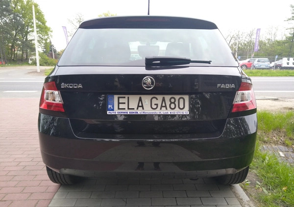 Skoda Fabia cena 38400 przebieg: 115000, rok produkcji 2016 z Łask małe 326